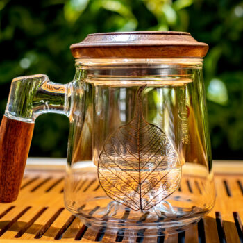 Taza de cristal con filtro